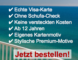 Prepaid Kreditkarte von Payango